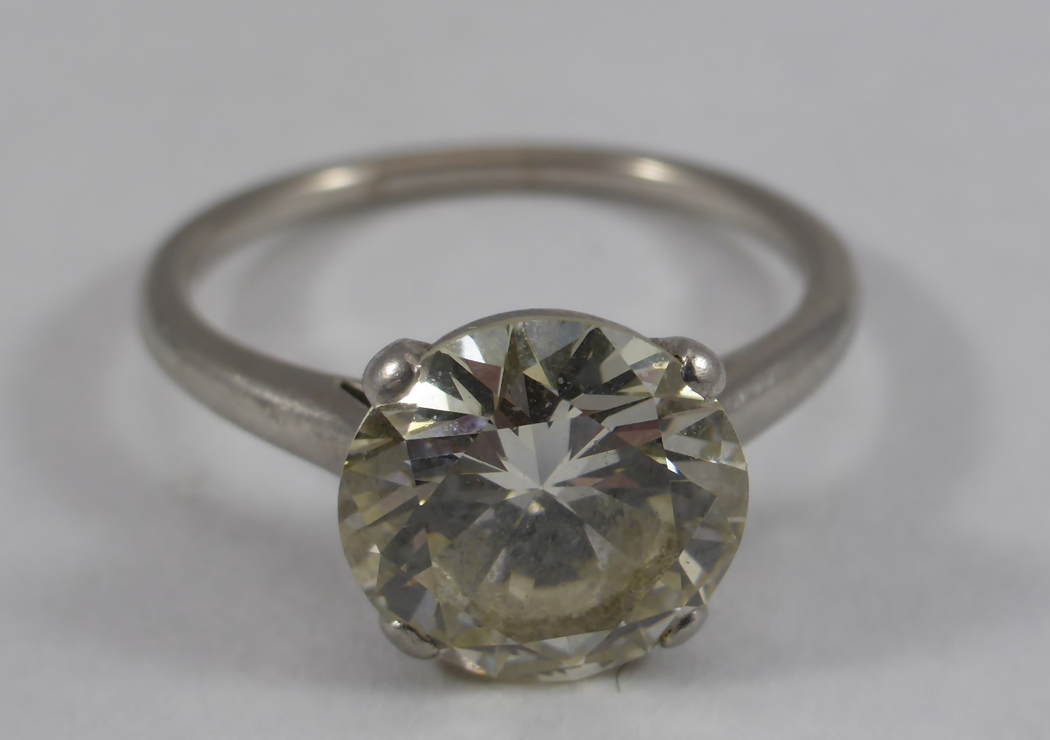 Solitaire Diamond Ring Sold at Auction